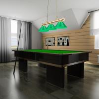 Three Light Billiard by Z-Lite - Cordon Collection, Heritage Brass Finish - 2306-3HBR-PGR