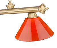 Three Light Billiard by Z-Lite - Cordon Collection, Heritage Brass Finish - 2306-3HBR-PRD