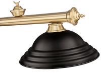 Three Light Billiard by Z-Lite - Cordon Collection, Heritage Brass Finish - 2306-3HBR-SBRZ