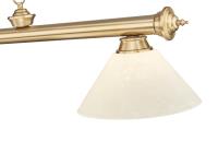 Four Light Billiard by Z-Lite - Cordon Collection, Heritage Brass Finish - 2306-4HBR-AGM14