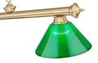 Four Light Billiard by Z-Lite - Cordon Collection, Heritage Brass Finish - 2306-4HBR-ARG
