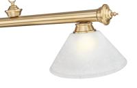 Four Light Billiard by Z-Lite - Cordon Collection, Heritage Brass Finish - 2306-4HBR-AWL14
