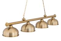 Four Light Billiard by Z-Lite - Cordon Collection, Heritage Brass Finish - 2306-4HBR-D12HBR