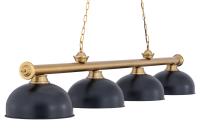 Four Light Billiard by Z-Lite - Cordon Collection, Heritage Brass Finish - 2306-4HBR-D13MB