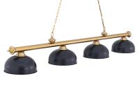 Four Light Billiard by Z-Lite - Cordon Collection, Heritage Brass Finish - 2306-4HBR-D13MB