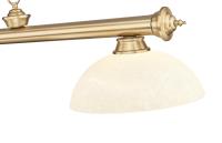 Four Light Billiard by Z-Lite - Cordon Collection, Heritage Brass Finish - 2306-4HBR-DGM14