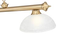 Four Light Billiard by Z-Lite - Cordon Collection, Heritage Brass Finish - 2306-4HBR-DWL14