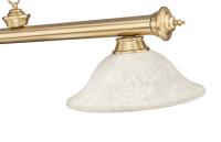 Four Light Billiard by Z-Lite - Cordon Collection, Heritage Brass Finish - 2306-4HBR-GM16