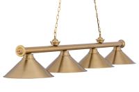 Four Light Billiard by Z-Lite - Cordon Collection, Heritage Brass Finish - 2306-4HBR-HBR15