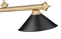 Four Light Billiard by Z-Lite - Cordon Collection, Heritage Brass Finish - 2306-4HBR-MB15