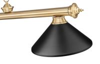 Four Light Billiard by Z-Lite - Cordon Collection, Heritage Brass Finish - 2306-4HBR-MMB