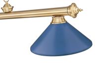Four Light Billiard by Z-Lite - Cordon Collection, Heritage Brass Finish - 2306-4HBR-MNB