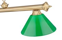 Four Light Billiard by Z-Lite - Cordon Collection, Heritage Brass Finish - 2306-4HBR-PGR