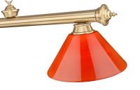 Four Light Billiard by Z-Lite - Cordon Collection, Heritage Brass Finish - 2306-4HBR-PRD