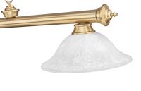 Four Light Billiard by Z-Lite - Cordon Collection, Heritage Brass Finish - 2306-4HBR-WM16