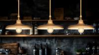 One Light Pendant by Z-Lite - Camden Collection, Rubbed Brass Finish - 2308P14-RB