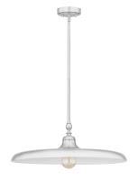 One Light Pendant by Z-Lite - Camden Collection, Brushed Nickel Finish - 2308P24-BN