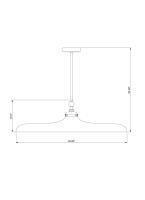 One Light Pendant by Z-Lite - Camden Collection, Brushed Nickel Finish - 2308P32-BN