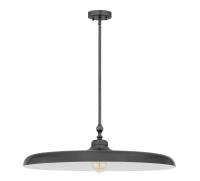 One Light Pendant by Z-Lite - Camden Collection, Modern Bronze Finish - 2308P32-MBZ