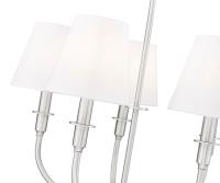 Five Light Chandelier by Z-Lite - Tova Collection, Brushed Nickel Finish - 3049-18C-BN
