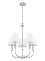 Five Light Chandelier by Z-Lite - Tova Collection, Brushed Nickel Finish - 3049-18C-BN