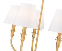 Five Light Chandelier by Z-Lite - Tova Collection, Rubbed Brass Finish - 3049-18C-RB