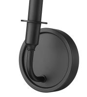 One Light Wall Sconce by Z-Lite - Tova Collection, Matte Black Finish - 3049-1S-MB