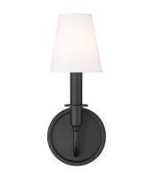 One Light Wall Sconce by Z-Lite - Tova Collection, Matte Black Finish - 3049-1S-MB