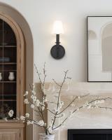 One Light Wall Sconce by Z-Lite - Tova Collection, Matte Black Finish - 3049-1S-MB