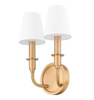 Two Light Wall Sconce by Z-Lite - Tova Collection, Rubbed Brass Finish - 3049-2S-RB