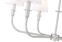 Six Light Chandelier by Z-Lite - Tova Collection, Brushed Nickel Finish - 3049-32BN