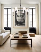 Six Light Chandelier by Z-Lite - Tova Collection, Matte Black Finish - 3049-32MB