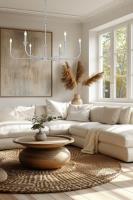 Six Light Chandelier by Z-Lite - Tova Collection, Brushed Nickel Finish - 3049-45BN