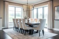 Two Light Linear Chandelier by Z-Lite - Tova Collection, Matte Black Finish - 3049-60L-MB