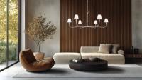Six Light Chandelier by Z-Lite - Tova Collection, Brushed Nickel Finish - 3049-62BN