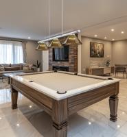 Three Light Billiard by Z-Lite - Vanguard Collection, Brushed Nickel Finish - 3050-3BN-ARS