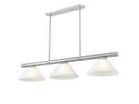 Three Light Billiard by Z-Lite - Vanguard Collection, Brushed Nickel Finish - 3050-3BN-AWL14