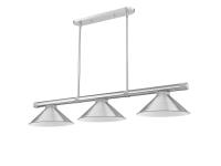 Three Light Billiard by Z-Lite - Vanguard Collection, Brushed Nickel Finish - 3050-3BN-BN15