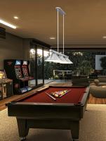 Three Light Billiard by Z-Lite - Vanguard Collection, Brushed Nickel Finish - 3050-3BN-BN15
