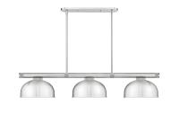 Three Light Billiard by Z-Lite - Vanguard Collection, Brushed Nickel Finish - 3050-3BN-D13BN