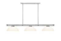 Three Light Billiard by Z-Lite - Vanguard Collection, Brushed Nickel Finish - 3050-3BN-DMO14