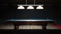 Three Light Billiard by Z-Lite - Vanguard Collection, Brushed Nickel Finish - 3050-3BN-DWL14