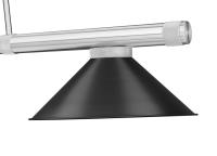 Three Light Billiard by Z-Lite - Vanguard Collection, Brushed Nickel Finish - 3050-3BN-MB15