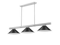 Three Light Billiard by Z-Lite - Vanguard Collection, Brushed Nickel Finish - 3050-3BN-MB15