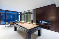 Three Light Billiard by Z-Lite - Vanguard Collection, Brushed Nickel Finish - 3050-3BN-MB15