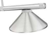 Three Light Billiard by Z-Lite - Vanguard Collection, Brushed Nickel Finish - 3050-3BN-MBN