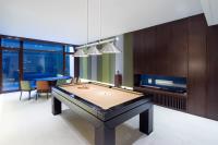 Three Light Billiard by Z-Lite - Vanguard Collection, Brushed Nickel Finish - 3050-3BN-MBN