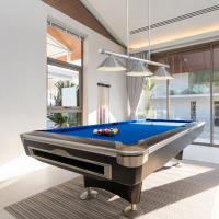 Three Light Billiard by Z-Lite - Vanguard Collection, Brushed Nickel Finish - 3050-3BN-MBN