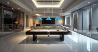 Three Light Billiard by Z-Lite - Vanguard Collection, Brushed Nickel Finish - 3050-3BN-MEB