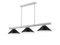 Three Light Billiard by Z-Lite - Vanguard Collection, Brushed Nickel Finish - 3050-3BN-MMB